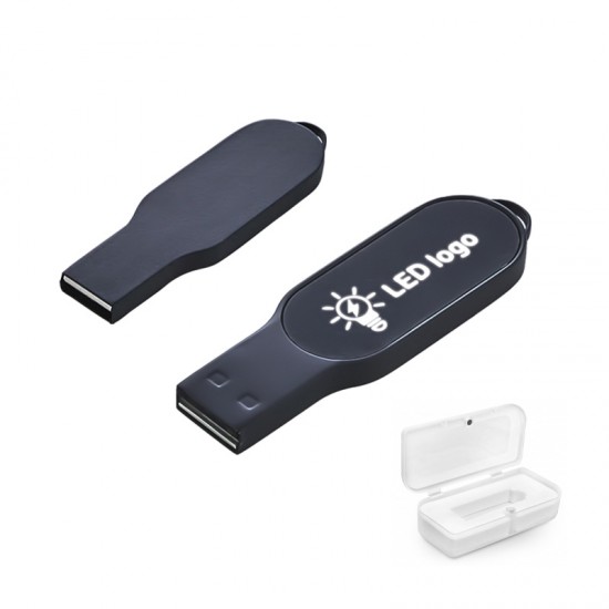 F-205-32 Siyah 32 GB Işıklı Usb Bellek