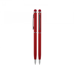 587 Kırmızı Metal Tükenmez Touchpen Kalem