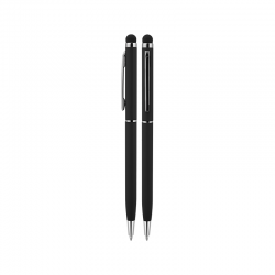 587 Siyah Metal Tükenmez Touchpen Kalem