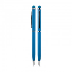587 Turkuaz Metal Tükenmez Touchpen Kalem