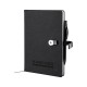 1701 Siyah 15 x 21 Termo Deri USB'li Defter
