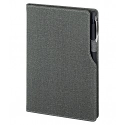 2320 Füme 15 x 21 Termo Deri Defter (Ivory Kağıt)