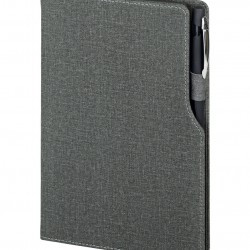 2320 Füme 15 x 21 Termo Deri Defter (Ivory Kağıt)
