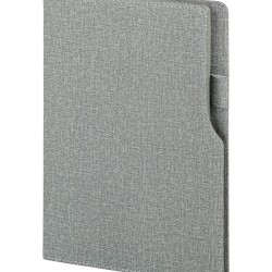 2320 Gri 15 x 21 Termo Deri Defter (Ivory Kağıt)