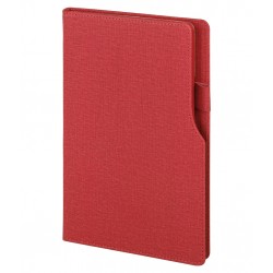 2320 Kırmızı 15 x 21 Termo Deri Defter (Ivory Kağıt)