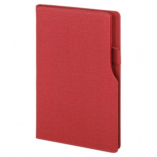 2320 Kırmızı 15 x 21 Termo Deri Defter (Ivory Kağıt)