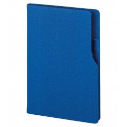 2320 Mavi 15 x 21 Termo Deri Defter (Ivory Kağıt)