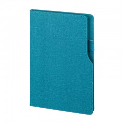 2320 Turkuaz 15 x 21 Termo Deri Defter (Ivory Kağıt)