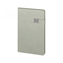 2660 Gri 15 x 21 Termo Deri Defter