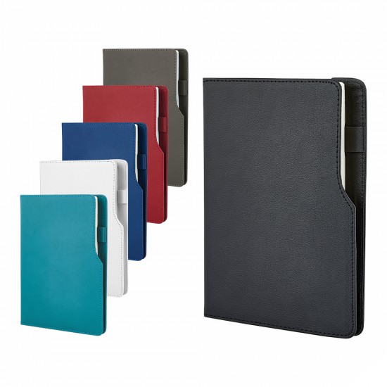 941-HOLMEN Gri-Mat 15 x 21 Termo Deri Defter (Holmen Kitap Kağıdı)