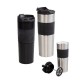 5312 Siyah  French Press Çelik Termos / 450 ml