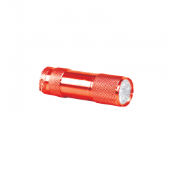 1202 Kırmızı 9 Led - El Feneri