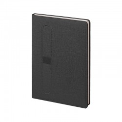 2425 Siyah-Füme 15 x 21 Termo Deri Defter