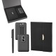 5072 Siyah Defter & Kalem & Powerbank Set