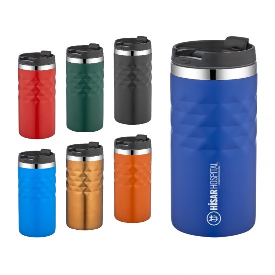 5340 Kırmızı Çelik Kupa / 300 ml