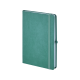 920-EKO Turkuaz 13 x 21 Termo Deri Defter (Holmen Kitap Kağıdı)