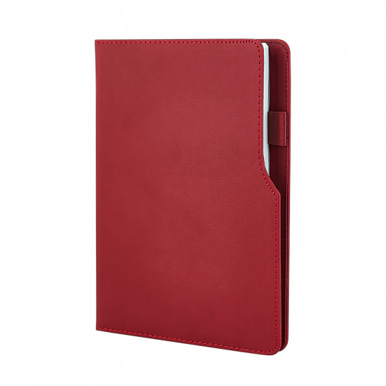 941-IVORY Kırmızı Termo Deri Defter (IVORY Kağıt)