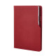 941-IVORY Kırmızı Termo Deri Defter (IVORY Kağıt)