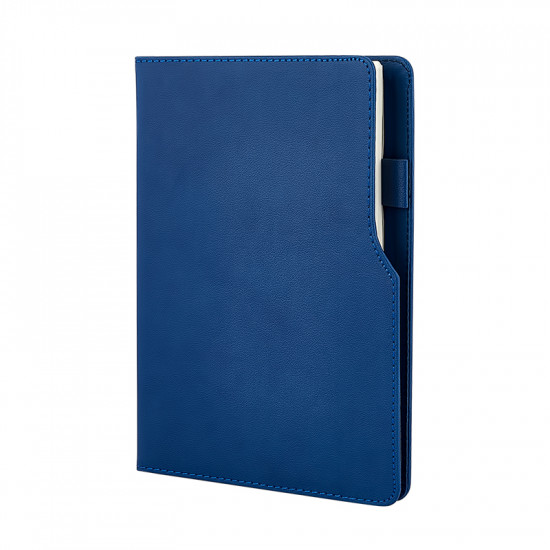 941-IVORY Lacivert Termo Deri Defter (IVORY Kağıt)