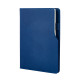 941-IVORY Lacivert Termo Deri Defter (IVORY Kağıt)