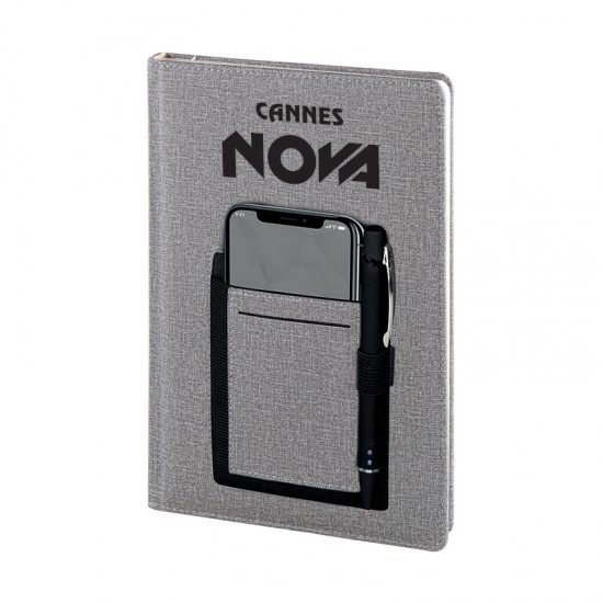 1105 Gri Termo Deri̇ Tarihli Ajanda (Ivory Kağıt)