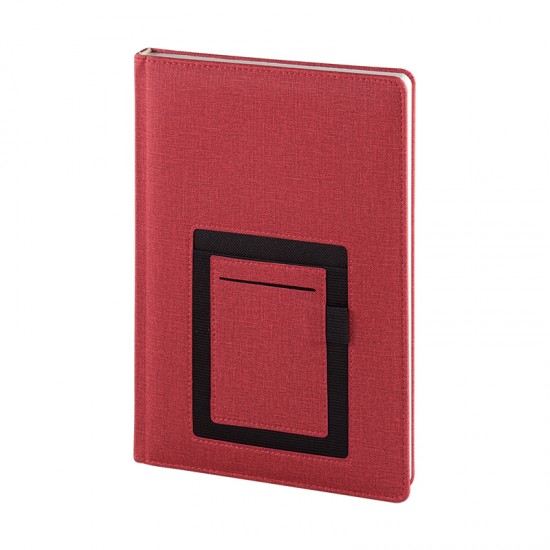 1105 Kırmızı Termo Deri̇ Tarihli Ajanda (Ivory Kağıt)