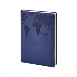 378 Lacivert Termo Deri Tarihli Ajanda (Holmen Kitap Kağıdı)