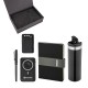 5078 Siyah Kalem & Defter & Powerbank & Termos Set