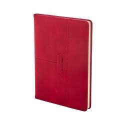 2430 Kırmızı 15 x 21 Termo Deri Defter