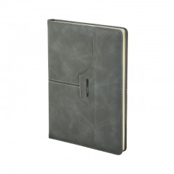 2430 Gri 15 x 21 Termo Deri Defter