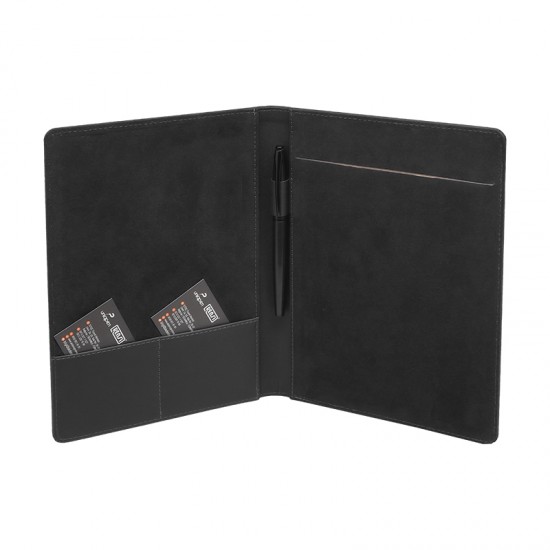 2435 Siyah 17 x 24 A5 Termo Deri Sekreterlik