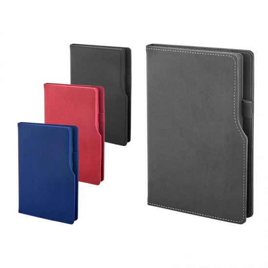 941-IVORY Turkuaz 15 x 21 Termo Deri̇ Defter (Ivory Kağıt)