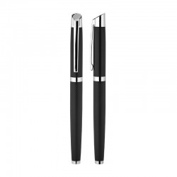 1111-R Siyah Klips Metal Roller Kalem
