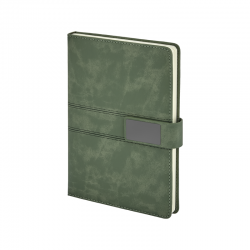 2441 Yeşil 15 x 21 Termo Deri Defter