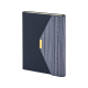 2442 Lacivert 15 x 21 Termo Deri Defter