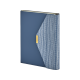 2442 Mavi 15 x 21 Termo Deri Defter