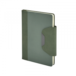 2445 Yeşil 15 x 21 Termo Deri Defter