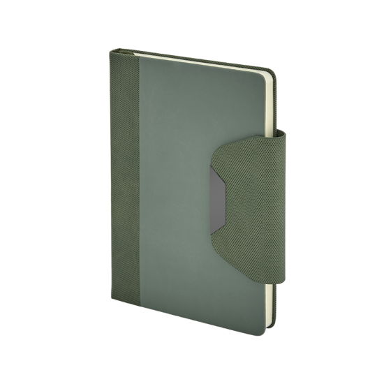 2445 Yeşil 15 x 21 Termo Deri Defter