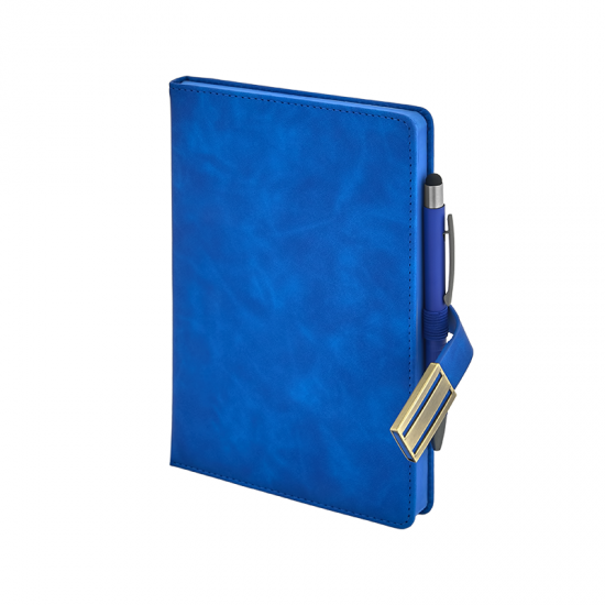 2448 Mavi 15 x 21 Termo Deri Defter