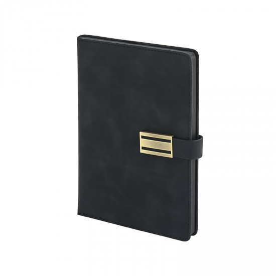 2448 Siyah 15 x 21 Termo Deri Defter