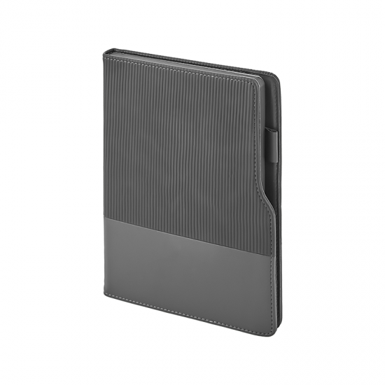 2450 Gri 15 x 21 Termo Deri Defter