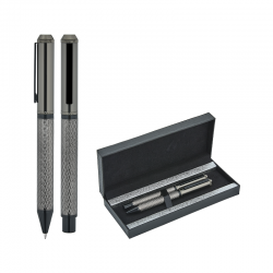 1254-RT Füme Metal Roller & Tükenmez Kalem Seti
