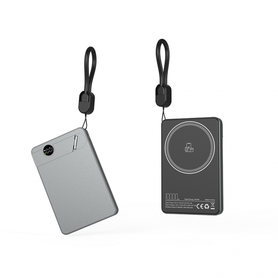 PB-4021 Gri 10.000 mAh MagSafe Powerbank