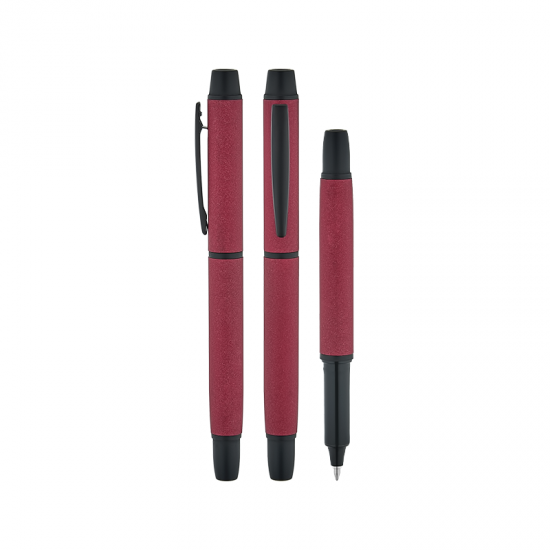 1257-R Kırmızı Metal Roller Kalem
