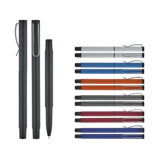 1320 Lacivert Metal Roller Süper Jel Refil Kalem