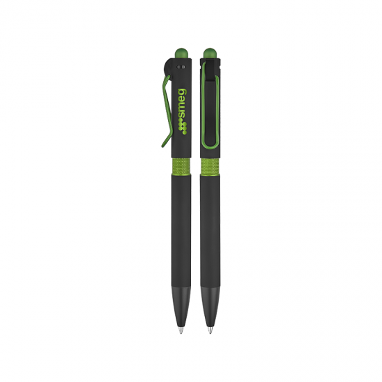 1360 Yeşil Metal Tükenmez Touchpen Kalem