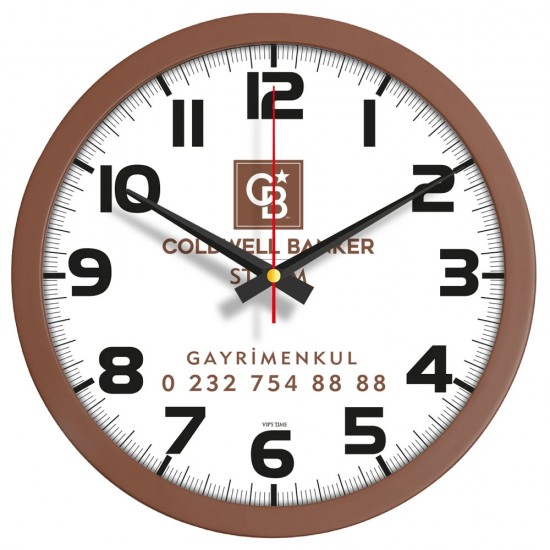 V30-333-KH Plastik Duvar Saati