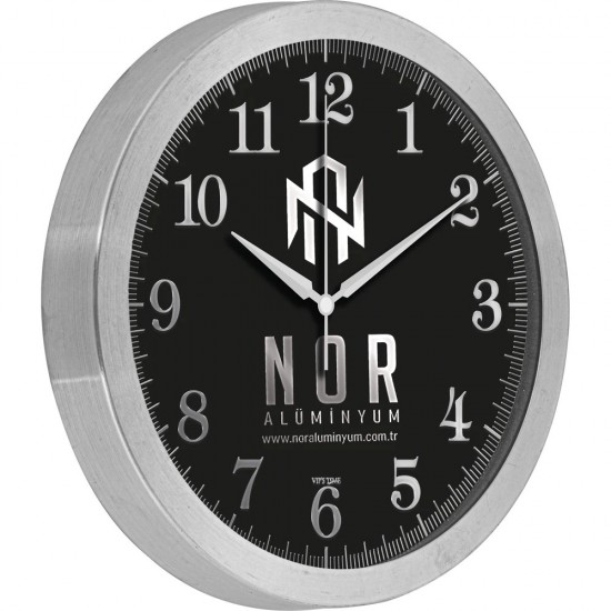 V30-985-GV Alüminyum Duvar Saati