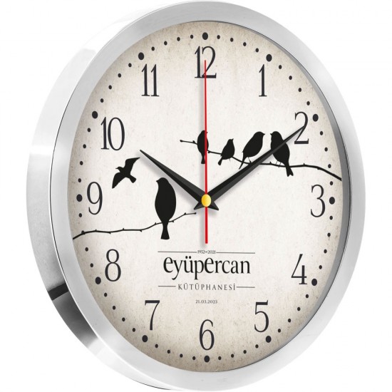 V30-980-B Metal Duvar Saati