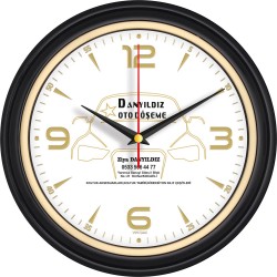 V30-522-SV Plastik Duvar Saati